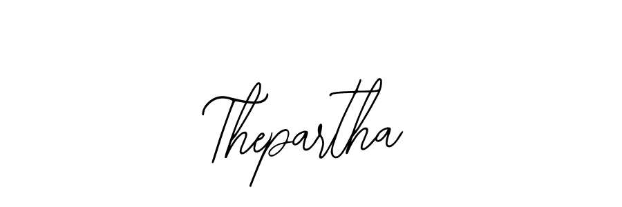 Create a beautiful signature design for name Thepartha. With this signature (Bearetta-2O07w) fonts, you can make a handwritten signature for free. Thepartha signature style 12 images and pictures png