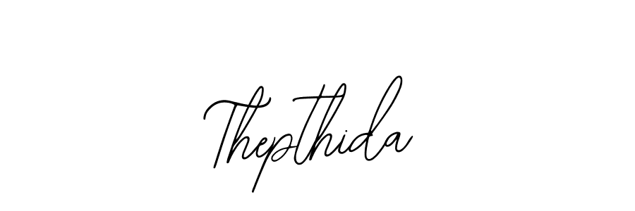 Make a beautiful signature design for name Thepthida. Use this online signature maker to create a handwritten signature for free. Thepthida signature style 12 images and pictures png