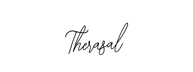 The best way (Bearetta-2O07w) to make a short signature is to pick only two or three words in your name. The name Therasal include a total of six letters. For converting this name. Therasal signature style 12 images and pictures png
