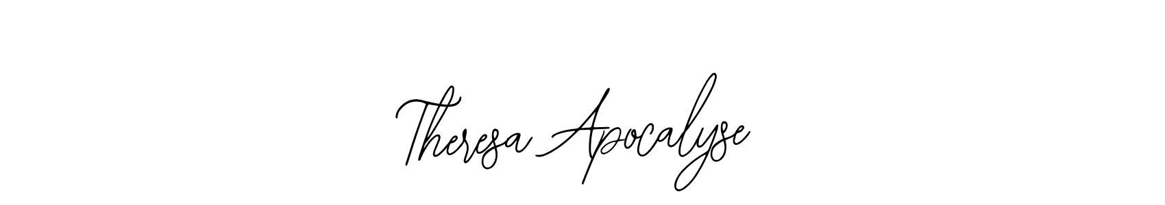 You can use this online signature creator to create a handwritten signature for the name Theresa Apocalyse. This is the best online autograph maker. Theresa Apocalyse signature style 12 images and pictures png