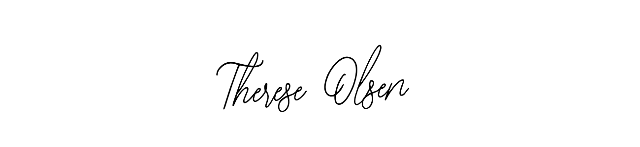 if you are searching for the best signature style for your name Therese Olsen. so please give up your signature search. here we have designed multiple signature styles  using Bearetta-2O07w. Therese Olsen signature style 12 images and pictures png