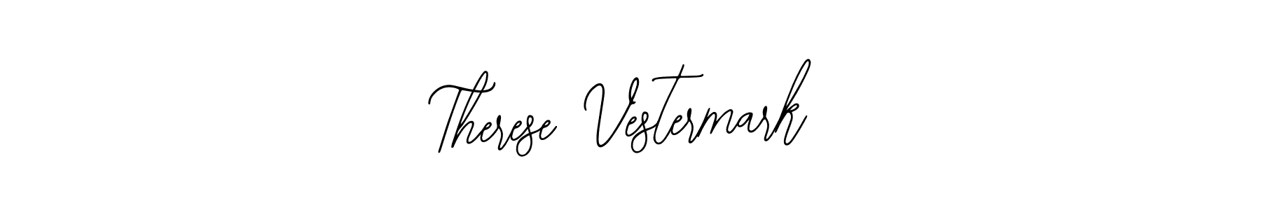Also You can easily find your signature by using the search form. We will create Therese Vestermark name handwritten signature images for you free of cost using Bearetta-2O07w sign style. Therese Vestermark signature style 12 images and pictures png