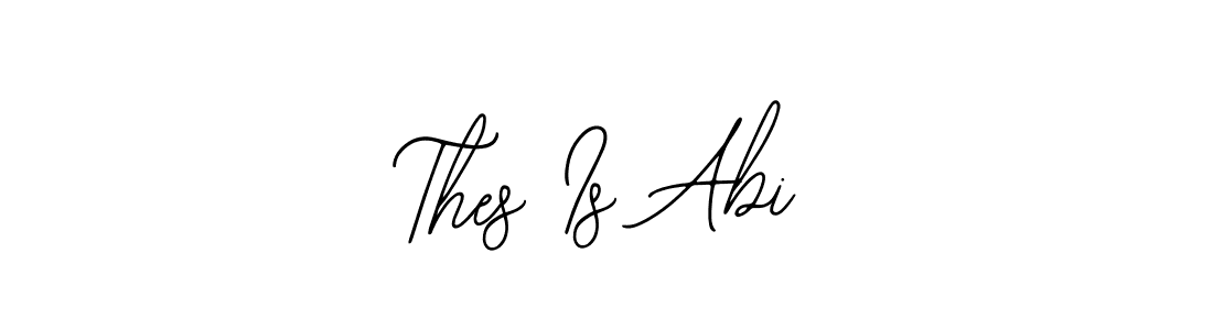 Similarly Bearetta-2O07w is the best handwritten signature design. Signature creator online .You can use it as an online autograph creator for name Thes Is Abi. Thes Is Abi signature style 12 images and pictures png