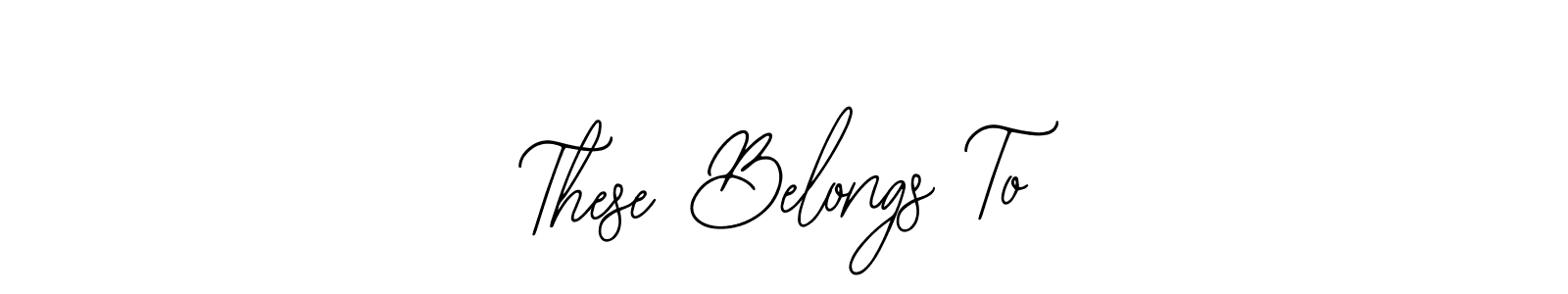 How to Draw These Belongs To signature style? Bearetta-2O07w is a latest design signature styles for name These Belongs To. These Belongs To signature style 12 images and pictures png