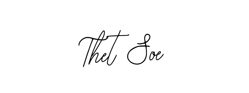 Bearetta-2O07w is a professional signature style that is perfect for those who want to add a touch of class to their signature. It is also a great choice for those who want to make their signature more unique. Get Thet Soe name to fancy signature for free. Thet Soe signature style 12 images and pictures png