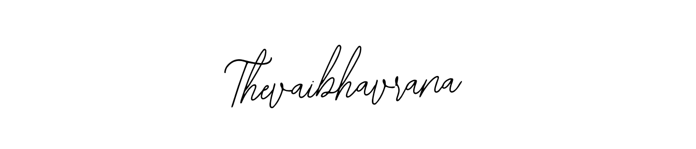 You should practise on your own different ways (Bearetta-2O07w) to write your name (Thevaibhavrana) in signature. don't let someone else do it for you. Thevaibhavrana signature style 12 images and pictures png