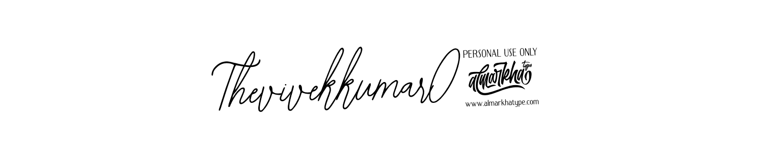 How to make Thevivekkumar07 name signature. Use Bearetta-2O07w style for creating short signs online. This is the latest handwritten sign. Thevivekkumar07 signature style 12 images and pictures png