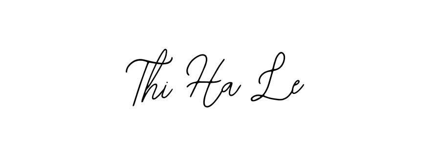 Also You can easily find your signature by using the search form. We will create Thi Ha Le name handwritten signature images for you free of cost using Bearetta-2O07w sign style. Thi Ha Le signature style 12 images and pictures png