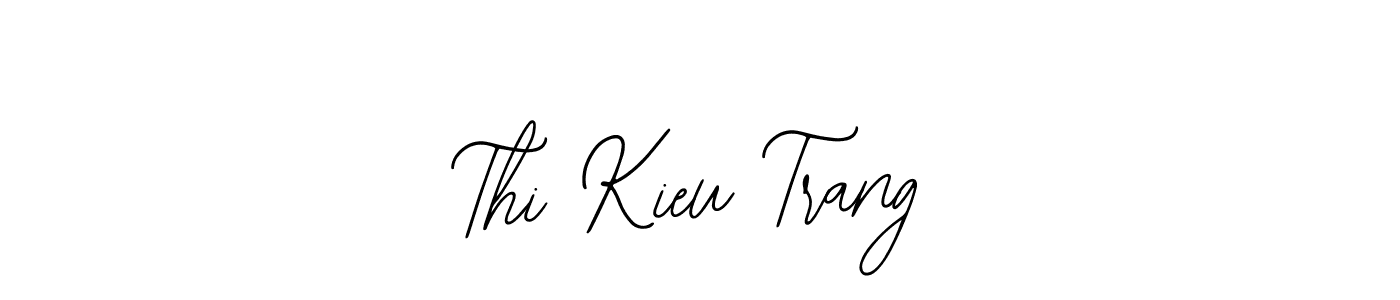 Use a signature maker to create a handwritten signature online. With this signature software, you can design (Bearetta-2O07w) your own signature for name Thi Kieu Trang. Thi Kieu Trang signature style 12 images and pictures png