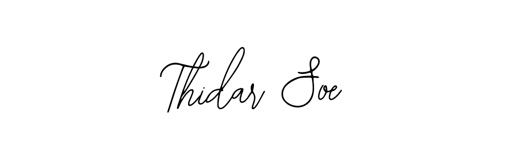 How to make Thidar Soe signature? Bearetta-2O07w is a professional autograph style. Create handwritten signature for Thidar Soe name. Thidar Soe signature style 12 images and pictures png