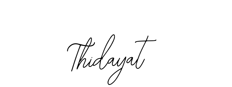 Also we have Thidayat name is the best signature style. Create professional handwritten signature collection using Bearetta-2O07w autograph style. Thidayat signature style 12 images and pictures png