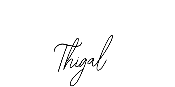 You should practise on your own different ways (Bearetta-2O07w) to write your name (Thigal) in signature. don't let someone else do it for you. Thigal signature style 12 images and pictures png