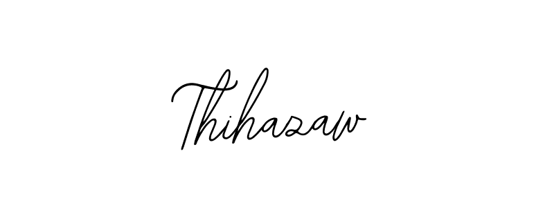 You should practise on your own different ways (Bearetta-2O07w) to write your name (Thihazaw) in signature. don't let someone else do it for you. Thihazaw signature style 12 images and pictures png