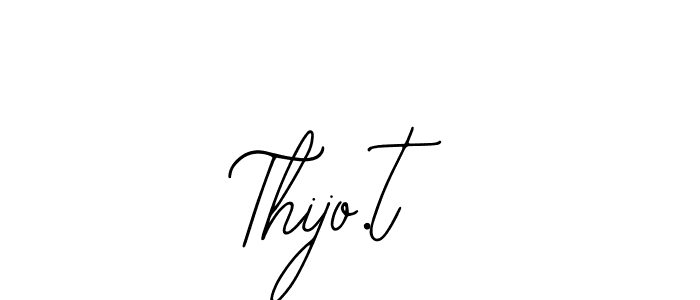 Make a beautiful signature design for name Thijo.t. With this signature (Bearetta-2O07w) style, you can create a handwritten signature for free. Thijo.t signature style 12 images and pictures png