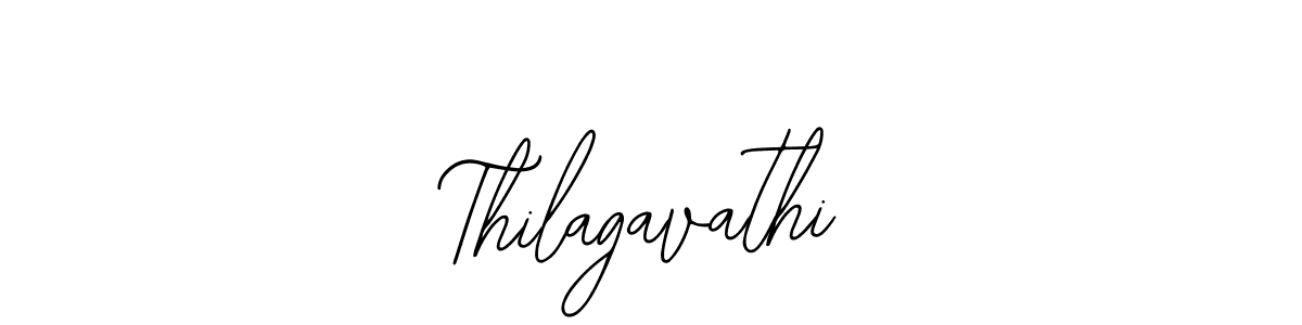 How to make Thilagavathi name signature. Use Bearetta-2O07w style for creating short signs online. This is the latest handwritten sign. Thilagavathi signature style 12 images and pictures png