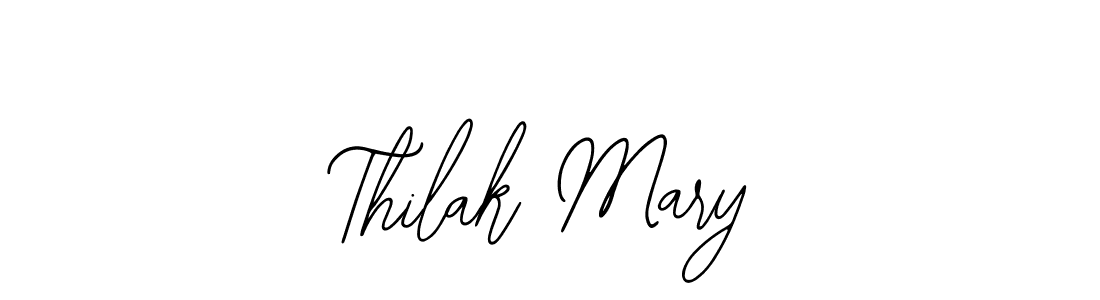 Bearetta-2O07w is a professional signature style that is perfect for those who want to add a touch of class to their signature. It is also a great choice for those who want to make their signature more unique. Get Thilak Mary name to fancy signature for free. Thilak Mary signature style 12 images and pictures png