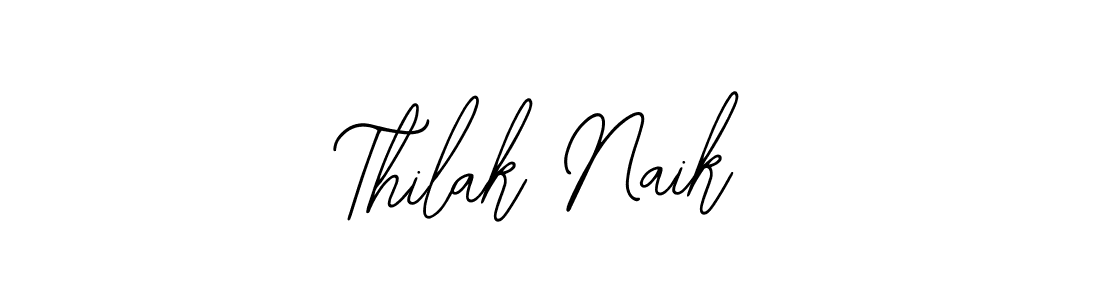 Similarly Bearetta-2O07w is the best handwritten signature design. Signature creator online .You can use it as an online autograph creator for name Thilak Naik. Thilak Naik signature style 12 images and pictures png