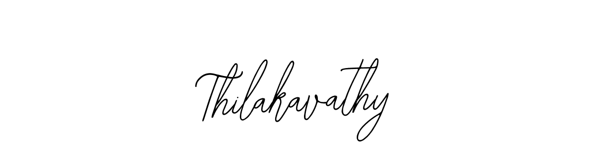 How to make Thilakavathy name signature. Use Bearetta-2O07w style for creating short signs online. This is the latest handwritten sign. Thilakavathy signature style 12 images and pictures png