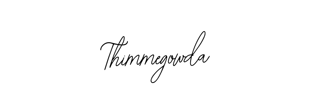 Use a signature maker to create a handwritten signature online. With this signature software, you can design (Bearetta-2O07w) your own signature for name Thimmegowda. Thimmegowda signature style 12 images and pictures png