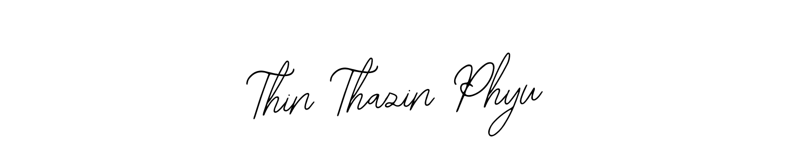 Thin Thazin Phyu stylish signature style. Best Handwritten Sign (Bearetta-2O07w) for my name. Handwritten Signature Collection Ideas for my name Thin Thazin Phyu. Thin Thazin Phyu signature style 12 images and pictures png