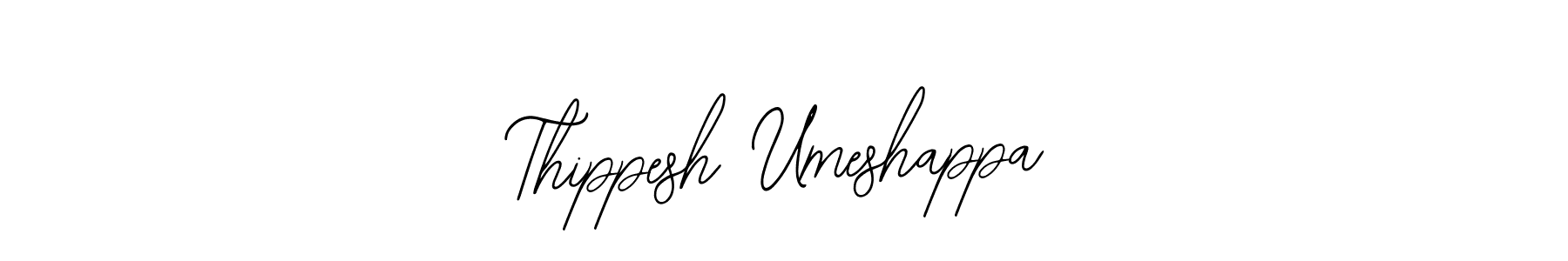 Use a signature maker to create a handwritten signature online. With this signature software, you can design (Bearetta-2O07w) your own signature for name Thippesh Umeshappa. Thippesh Umeshappa signature style 12 images and pictures png