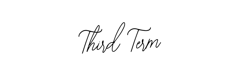 Make a beautiful signature design for name Third Term. Use this online signature maker to create a handwritten signature for free. Third Term signature style 12 images and pictures png