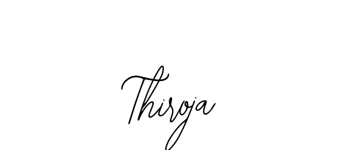 How to Draw Thiroja signature style? Bearetta-2O07w is a latest design signature styles for name Thiroja. Thiroja signature style 12 images and pictures png