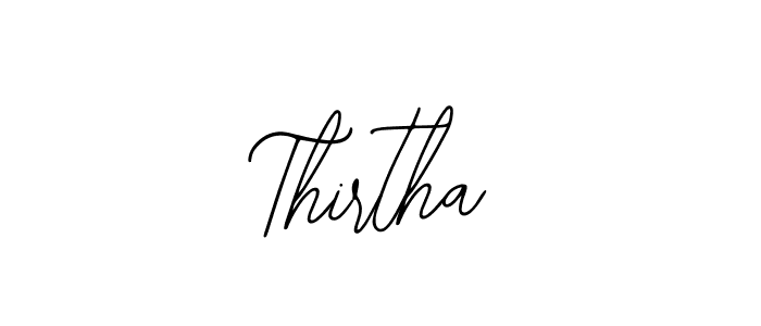 The best way (Bearetta-2O07w) to make a short signature is to pick only two or three words in your name. The name Thirtha include a total of six letters. For converting this name. Thirtha signature style 12 images and pictures png