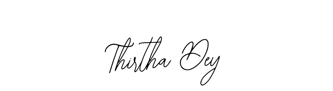 Thirtha Dey stylish signature style. Best Handwritten Sign (Bearetta-2O07w) for my name. Handwritten Signature Collection Ideas for my name Thirtha Dey. Thirtha Dey signature style 12 images and pictures png