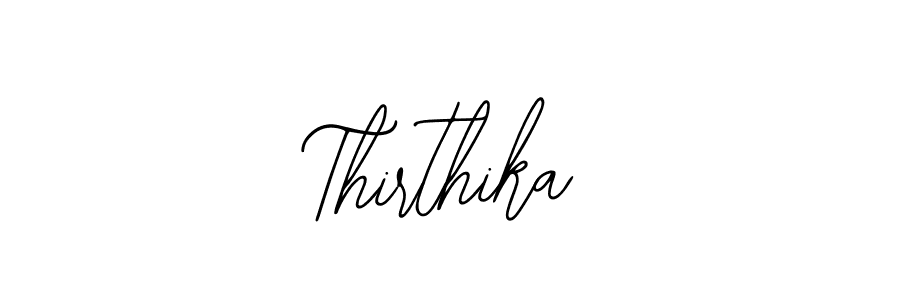 You should practise on your own different ways (Bearetta-2O07w) to write your name (Thirthika) in signature. don't let someone else do it for you. Thirthika signature style 12 images and pictures png