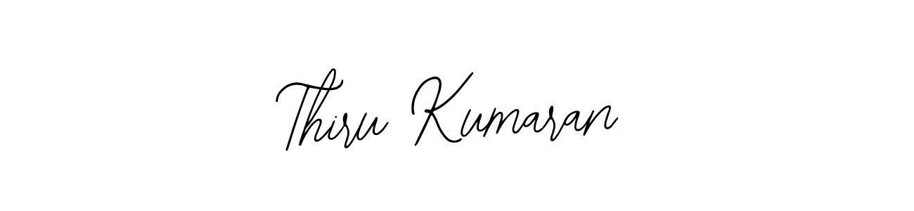 How to make Thiru Kumaran signature? Bearetta-2O07w is a professional autograph style. Create handwritten signature for Thiru Kumaran name. Thiru Kumaran signature style 12 images and pictures png