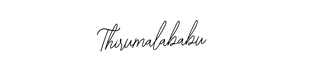 How to make Thirumalababu signature? Bearetta-2O07w is a professional autograph style. Create handwritten signature for Thirumalababu name. Thirumalababu signature style 12 images and pictures png