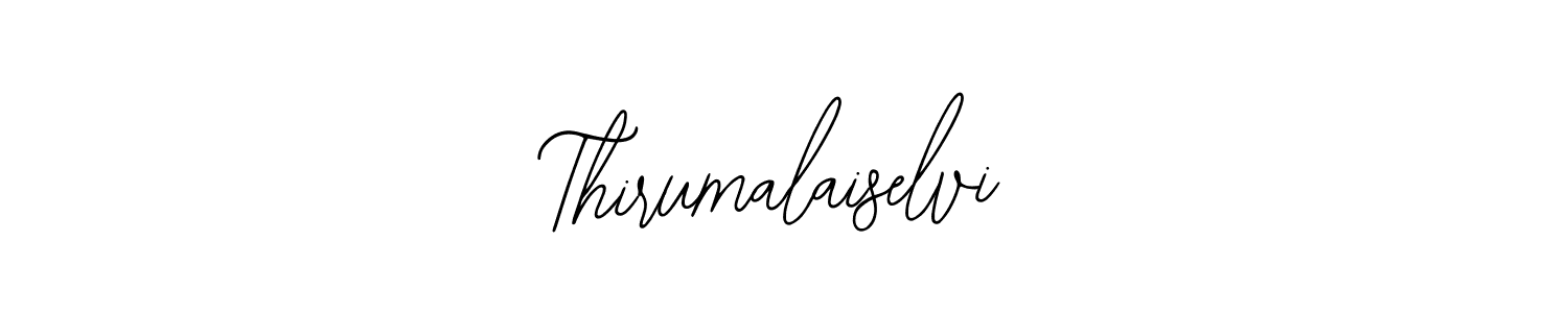 Use a signature maker to create a handwritten signature online. With this signature software, you can design (Bearetta-2O07w) your own signature for name Thirumalaiselvi. Thirumalaiselvi signature style 12 images and pictures png