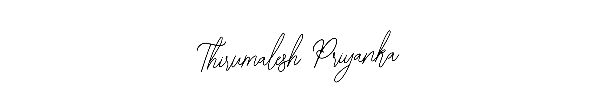 It looks lik you need a new signature style for name Thirumalesh Priyanka. Design unique handwritten (Bearetta-2O07w) signature with our free signature maker in just a few clicks. Thirumalesh Priyanka signature style 12 images and pictures png