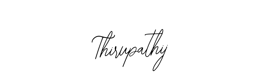 Use a signature maker to create a handwritten signature online. With this signature software, you can design (Bearetta-2O07w) your own signature for name Thirupathij. Thirupathij signature style 12 images and pictures png