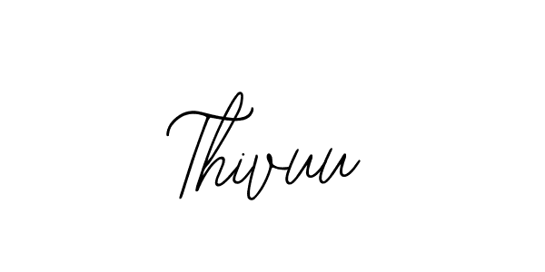 Use a signature maker to create a handwritten signature online. With this signature software, you can design (Bearetta-2O07w) your own signature for name Thivuu. Thivuu signature style 12 images and pictures png