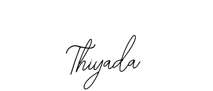 How to make Thiyada name signature. Use Bearetta-2O07w style for creating short signs online. This is the latest handwritten sign. Thiyada signature style 12 images and pictures png