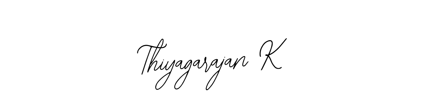 Create a beautiful signature design for name Thiyagarajan K. With this signature (Bearetta-2O07w) fonts, you can make a handwritten signature for free. Thiyagarajan K signature style 12 images and pictures png