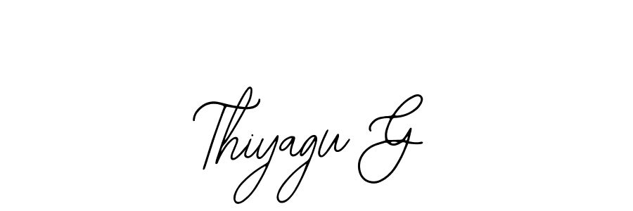 Also You can easily find your signature by using the search form. We will create Thiyagu G name handwritten signature images for you free of cost using Bearetta-2O07w sign style. Thiyagu G signature style 12 images and pictures png