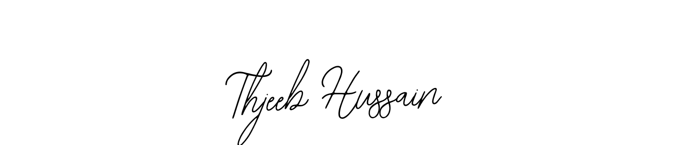 Here are the top 10 professional signature styles for the name Thjeeb Hussain. These are the best autograph styles you can use for your name. Thjeeb Hussain signature style 12 images and pictures png