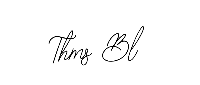 Make a beautiful signature design for name Thms Bl. With this signature (Bearetta-2O07w) style, you can create a handwritten signature for free. Thms Bl signature style 12 images and pictures png