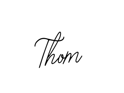 Create a beautiful signature design for name Thom. With this signature (Bearetta-2O07w) fonts, you can make a handwritten signature for free. Thom signature style 12 images and pictures png
