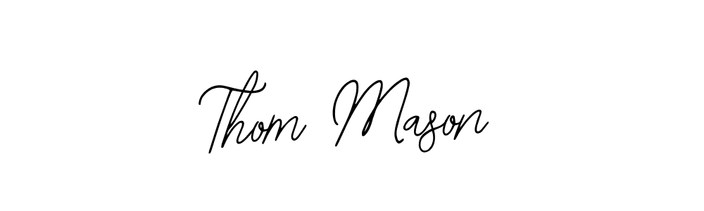 The best way (Bearetta-2O07w) to make a short signature is to pick only two or three words in your name. The name Thom Mason include a total of six letters. For converting this name. Thom Mason signature style 12 images and pictures png