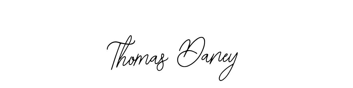 How to make Thomas Daney name signature. Use Bearetta-2O07w style for creating short signs online. This is the latest handwritten sign. Thomas Daney signature style 12 images and pictures png