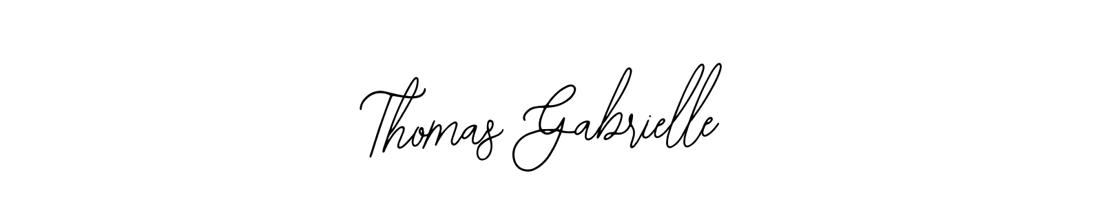 The best way (Bearetta-2O07w) to make a short signature is to pick only two or three words in your name. The name Thomas Gabrielle include a total of six letters. For converting this name. Thomas Gabrielle signature style 12 images and pictures png