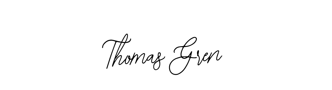 Bearetta-2O07w is a professional signature style that is perfect for those who want to add a touch of class to their signature. It is also a great choice for those who want to make their signature more unique. Get Thomas Gren name to fancy signature for free. Thomas Gren signature style 12 images and pictures png