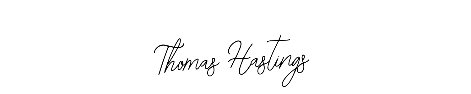 Design your own signature with our free online signature maker. With this signature software, you can create a handwritten (Bearetta-2O07w) signature for name Thomas Hastings. Thomas Hastings signature style 12 images and pictures png