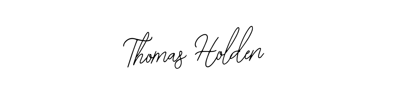 You should practise on your own different ways (Bearetta-2O07w) to write your name (Thomas Holden) in signature. don't let someone else do it for you. Thomas Holden signature style 12 images and pictures png