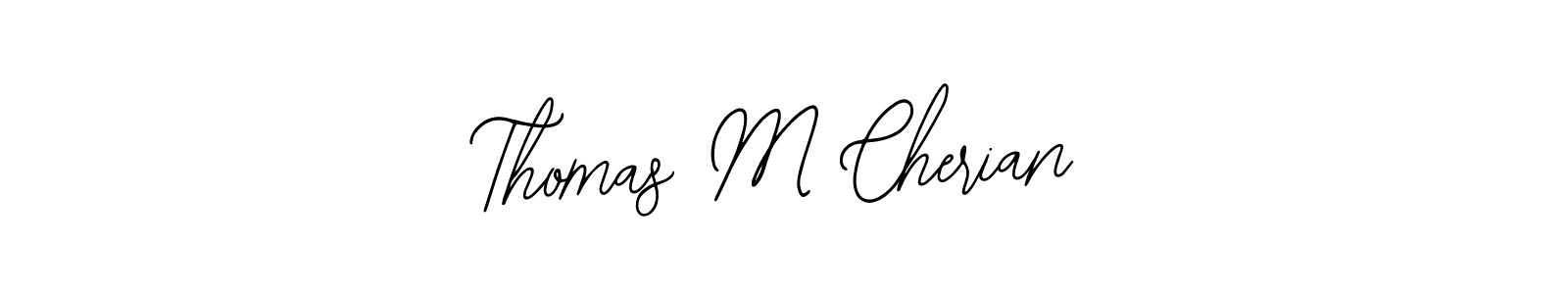 How to make Thomas M Cherian signature? Bearetta-2O07w is a professional autograph style. Create handwritten signature for Thomas M Cherian name. Thomas M Cherian signature style 12 images and pictures png