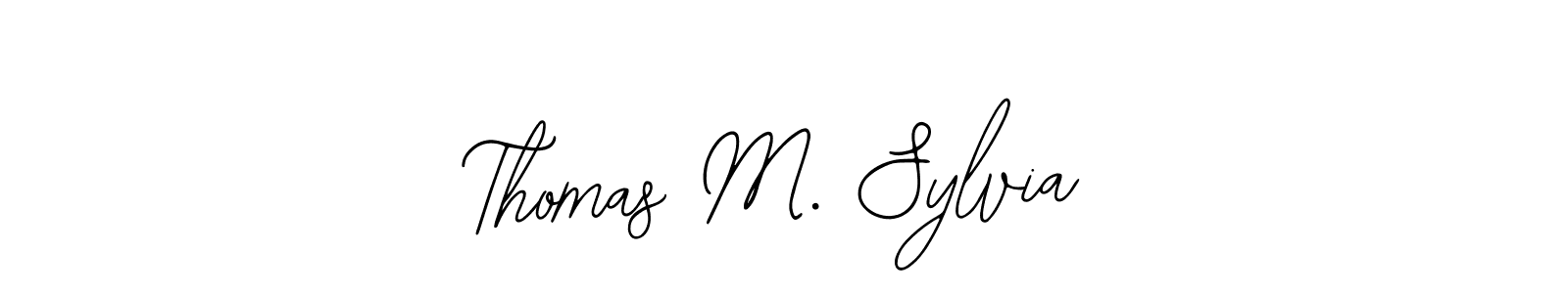 Once you've used our free online signature maker to create your best signature Bearetta-2O07w style, it's time to enjoy all of the benefits that Thomas M. Sylvia name signing documents. Thomas M. Sylvia signature style 12 images and pictures png